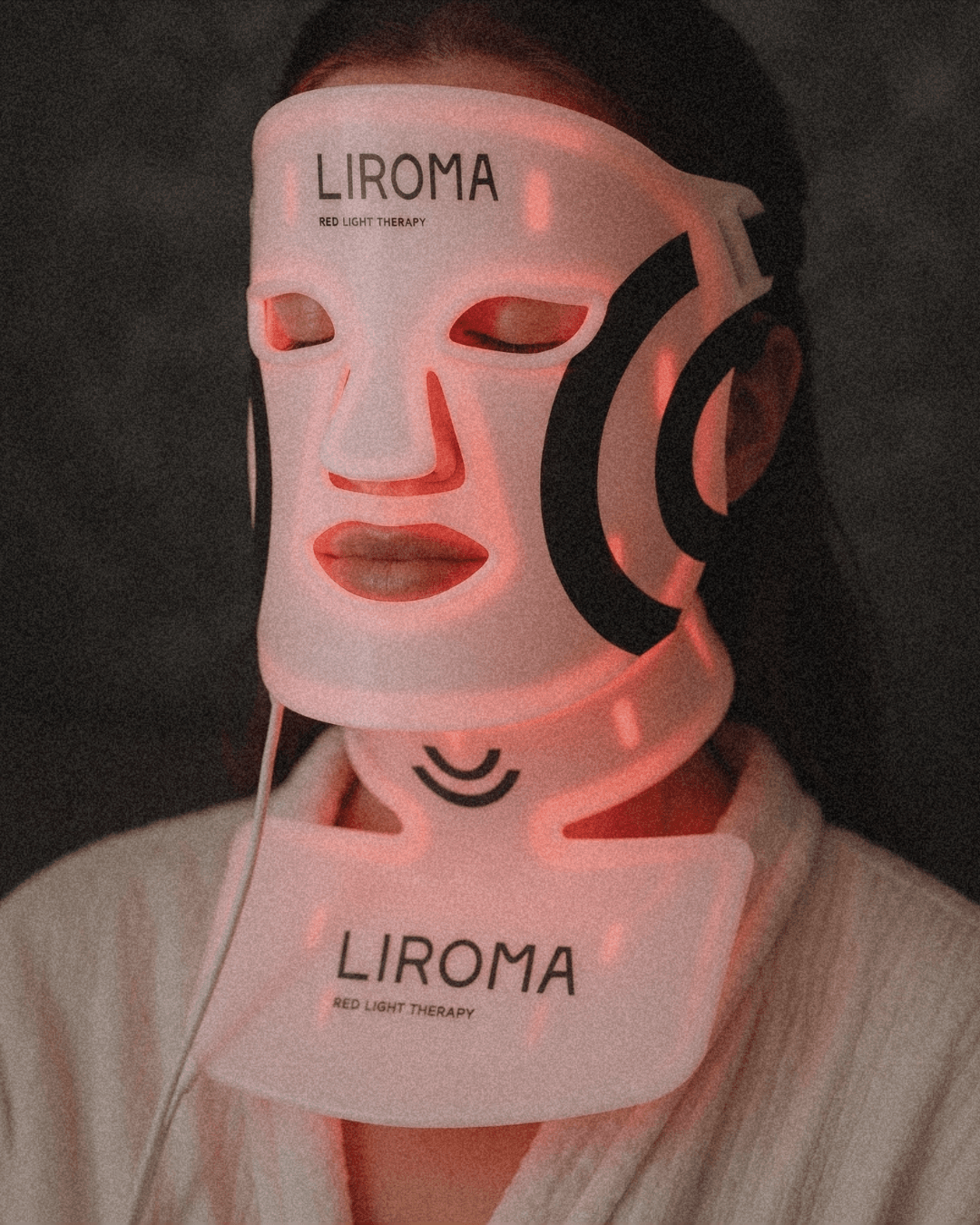 LIROMA LED veido, kaklo ir dekoltė zonos kaukė